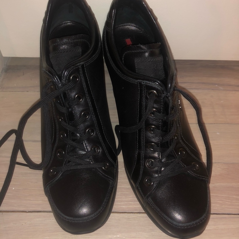 Prada Wedge Sneakers